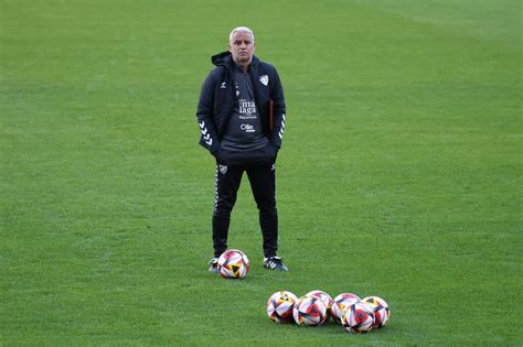 El M Laga Cf Ultima Con Ram N La Preparaci N En La Rosaleda Del Duelo