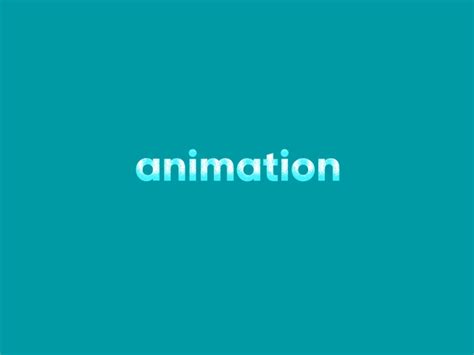 Typography animation by joku on Dribbble