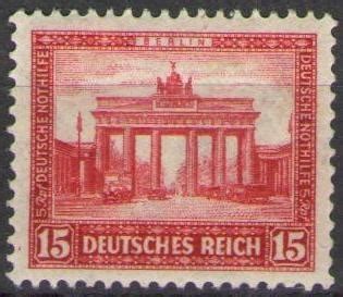 451 Deutsche Nothilfe Bauwerke 15 Pf Deutsches Reich