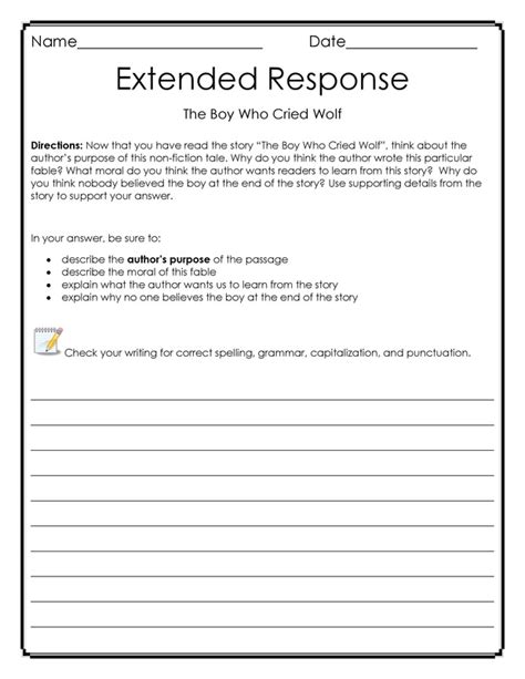 Free Printable Constructed Response Worksheets Free Templates Printable