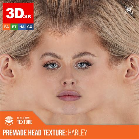 3d Sk Master Your Character Designs With Harleys Premade Head Texture