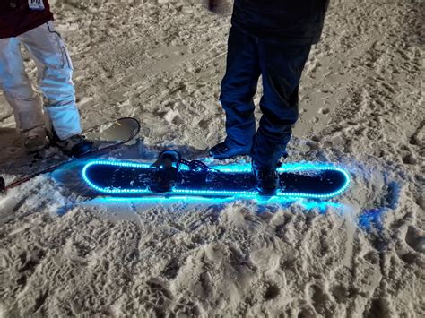 Snowboard Led Lights Snowboard Snowboarding Cool Snowboards