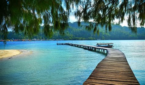 Trees Landscape Boat Sea Bay Lake Water Nature Reflection