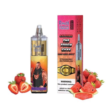 RandM Tornado 10000 Züge Strawberry Watermelon 20ml Einweg E zigarette