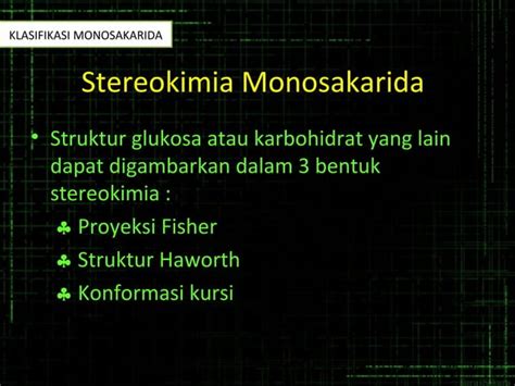 Biokimia Karbohidrat Ppt