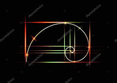 Relaci N Dorada N Mero De Fibonacci Secci N Colorida Proporci N