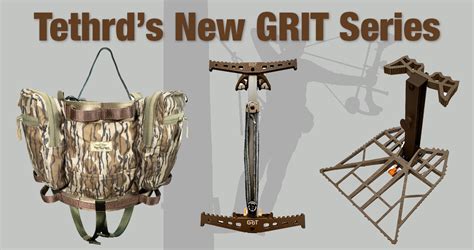 Tethrd’s New Grit Series Saddle Hunting Gear