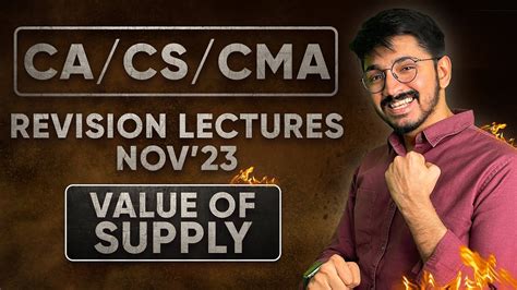 Value Of Supply Inter Ca Cs Cma Gst Idt Crash Course Tax Ka