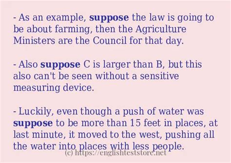 Suppose Sentence Examples Englishteststore Blog