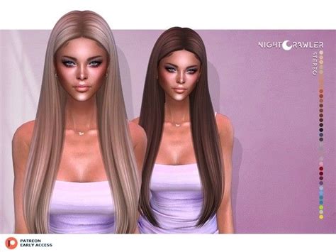 Pin By Liss Y On Sims Sims Hair Sims 4 Tsr Sims Mods