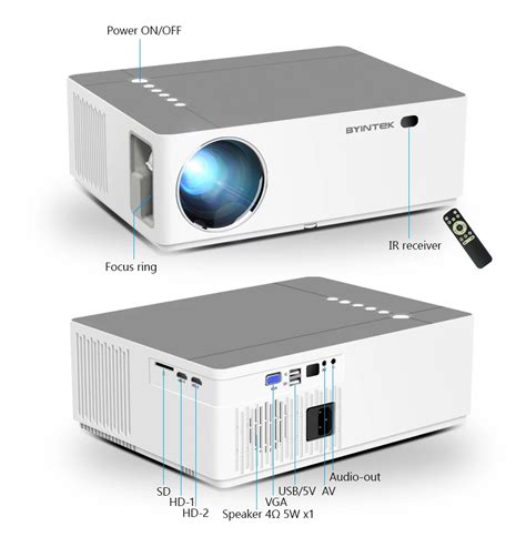 Factory Byintek K Full Hd Projector X P Portable Led Projector