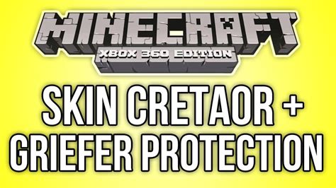 Minecraft Xbox 360 Skin Creator Editor Custom Skins And Griefer