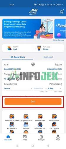 Cara Bayar KAI Access Lewat OVO Mudah Terlengkap Infojek