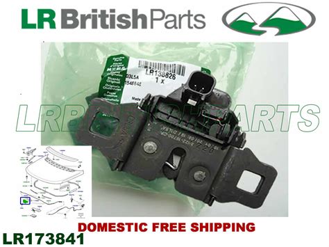 GENUINE LAND ROVER LR3 RANGE ROVER SPORT HOOD LATCH SWITCH SENSOR NEW ...