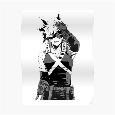 Hot Bakugou Katsuki Classic Poster For Sale By Jessica Redbubble