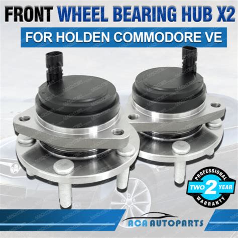 2x Commodore Ve Front Wheel Bearing Hubs W Abs For Holden Sedanwagon