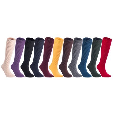 Lian Lifestyle Womens 3 Pairs Exceptional Non Slip Cozy And Cool Knee High Wool Socks Lfs05