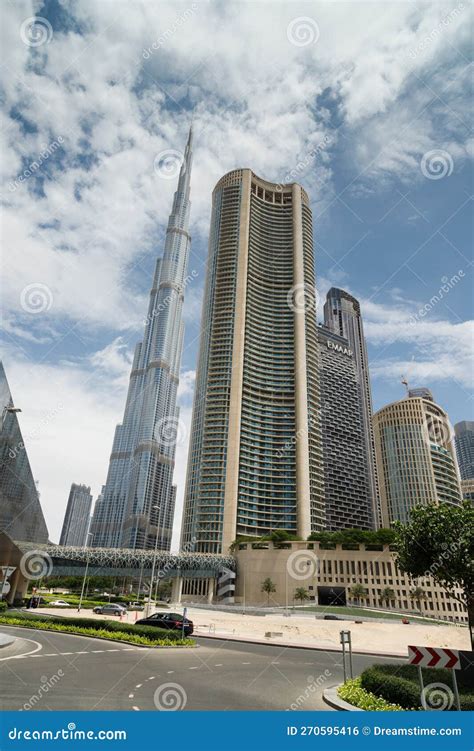 Burj Khalifa, Dubai, View of the Tower on a Sunny Day Editorial Photo ...