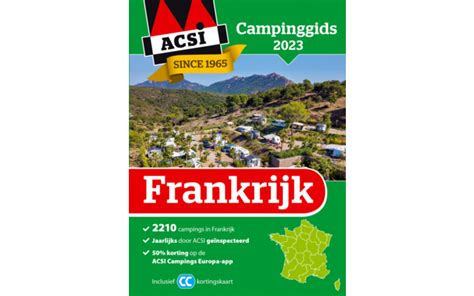 ACSI Campingführer Frankreich 2023 inkl CampingCard Ermäßigungskarte