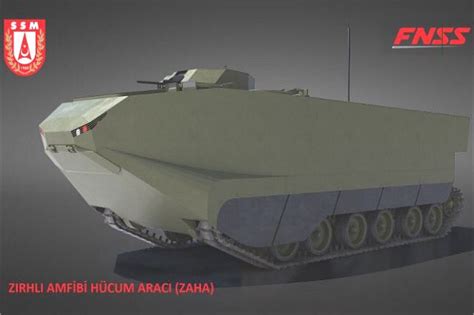 FNSS From Turkey Will Developed ZAHA New Tracked Amphibious Armored For