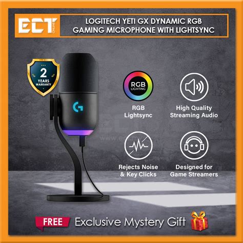 Logitech G Yeti GX Dynamic RGB Gaming Microphone With LIGHTSYNC 988