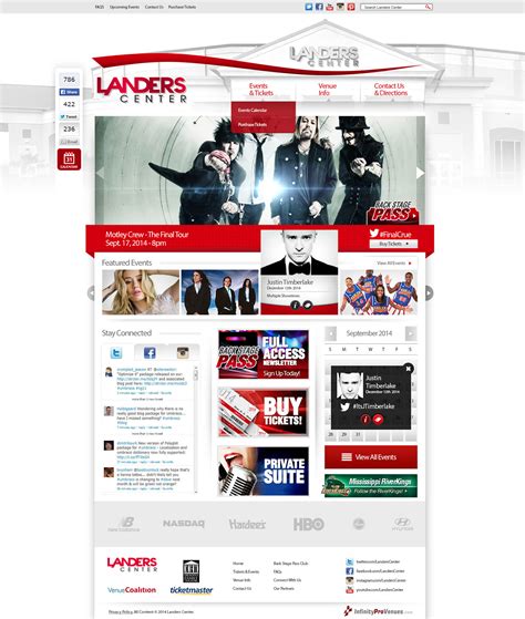 Landers Center Design on Behance