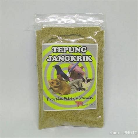 Jual TEPUNG JANGKRIK 20 GRAM PAKAN BURUNG KICAU MURAI KACER PRENJAK