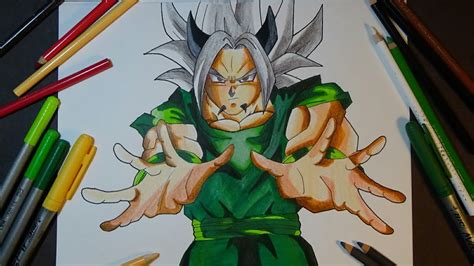 Dibujo De Zaiko Xicor Dragon Ball Af El Hijo Perdido De Goku Youtube