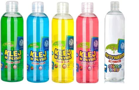 Zestaw Klej Do Slime Astra Aktywator PVA 5x250ml 10093034197