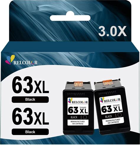 Original Hp 63xl Black High Yield Ink Cartridge Works With Hp Deskjet 1112 2130