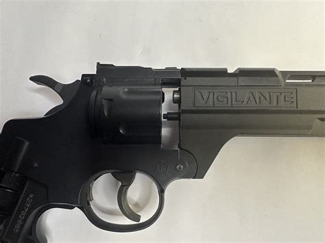 Crosman Vigilante Air Pistol Co2 Powered Dual Ammo Air Revolver 177 Bb Ccp8b2 Ebay