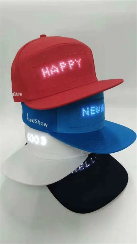 Led Advertising Messages Cap App Control Led Scrolling Message Led ...