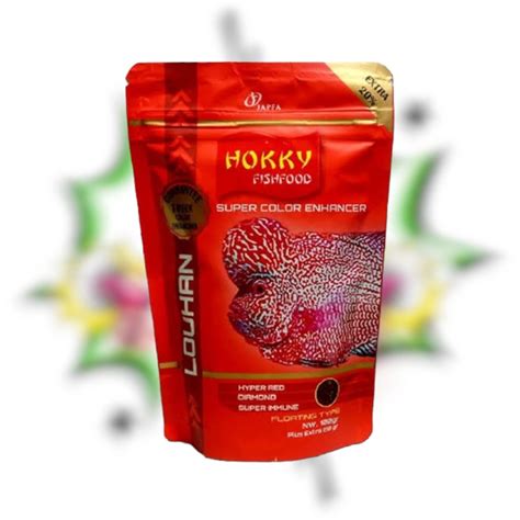 Jual Pelet Pakan Ikan Louhan Hokky Super Colour Enhancer G Shopee