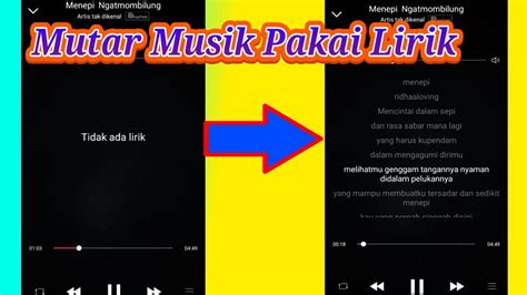 Cara Menambahkan Lirik Saat Memutar Musik Di Hp Vivo Youtube