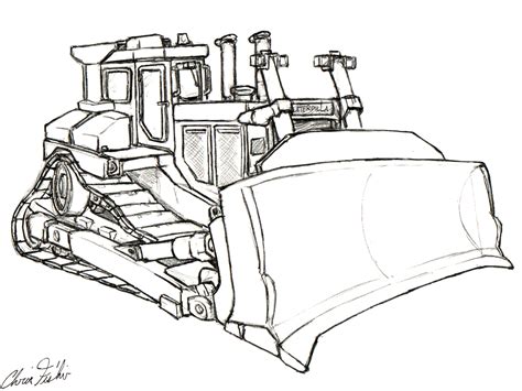 Dozer Drawing at GetDrawings | Free download