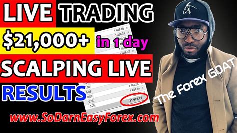 Live Trading In Day Scalping So Darn Easy Forex Youtube