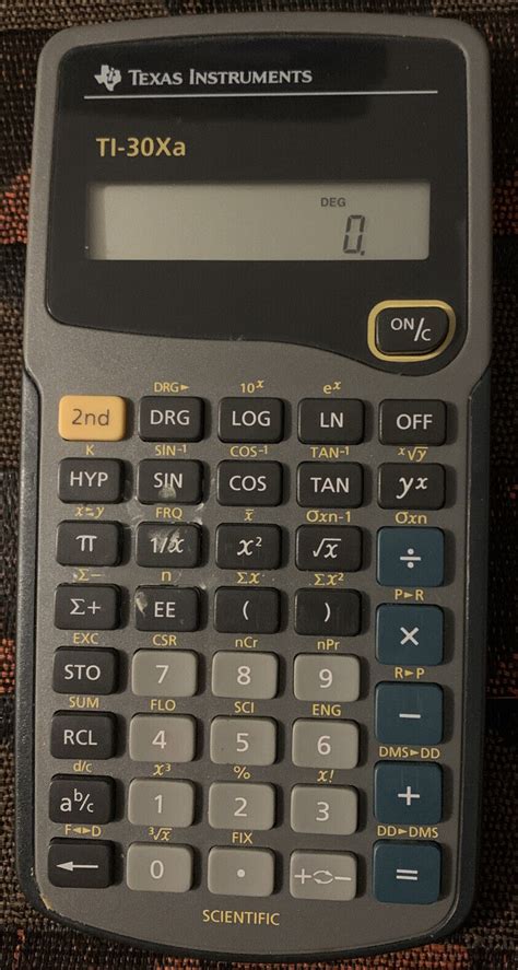 Texas Instruments Ti Xa Scientific Calculator Tested Working