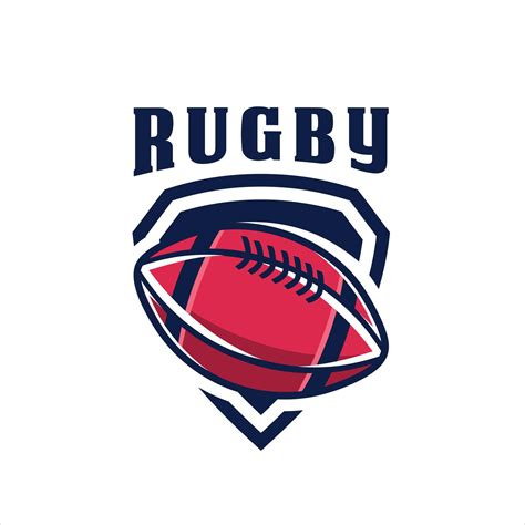 Rugby Logo, American Logo Sport, Rugby logo template vector, isolated ...