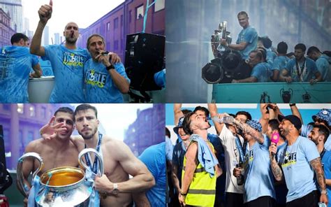 Manchester City Le Foto Pi Belle Della Parata In Citt Dopo Il Treble