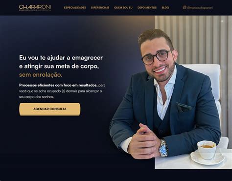 Landing Page Emagrecimento On Behance