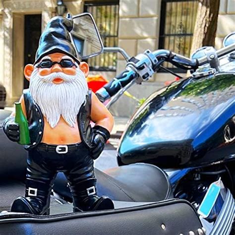 Garden Gnomes Galore Biker Gnome Foot Tall Harley Gnome Garden