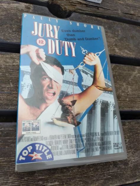 JURY DUTY (PAULY SHORE) (ORIGINAL BIG BOX) RARE * DELETED ex rental £18 ...