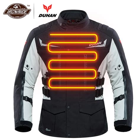 Duhan Chaqueta T Rmica Para Motocicleta Para Hombre Impermeable Con