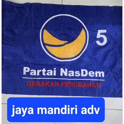 Jual Bendera Partai Nasdem X Buah Shopee Indonesia