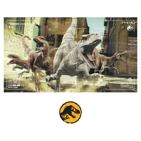 Jurassic World Dominion Atrociraptor Survaillance Poster Nbc Universal Removable Adhesive