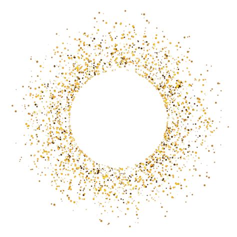 Glitter Circle Gold Round Glitters Freetoedit