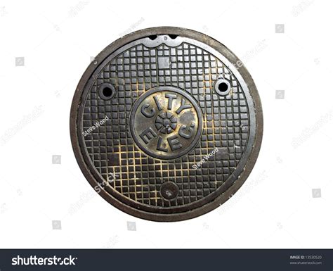 City Electric Manhole Cover Stock Photo Shutterstock