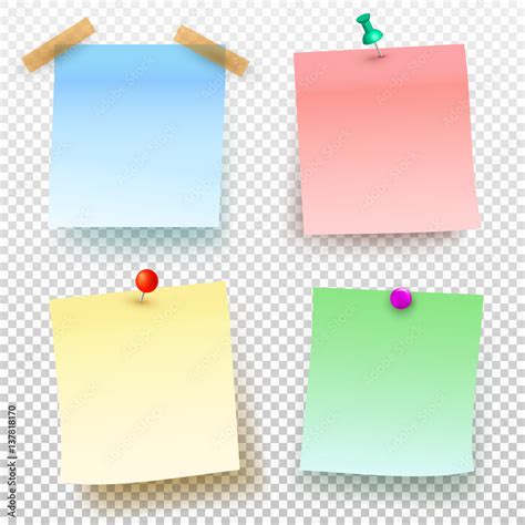 Sticky Note With Pin