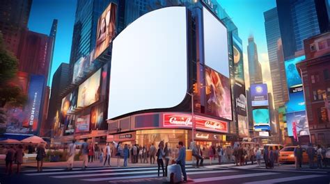 Premium AI Image | Tomorrowland where advertising reigns supreme ...