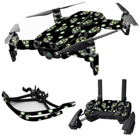 MightySkins DJMAVAI Nighttime Skulls Skin For DJI Max Coverage